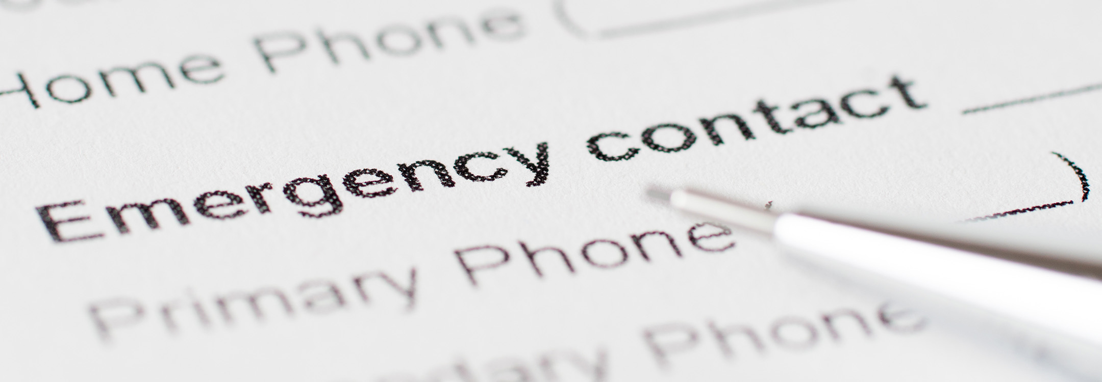 emergency contacts