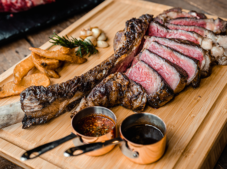 Grilled Australian Tomahawk Steak
