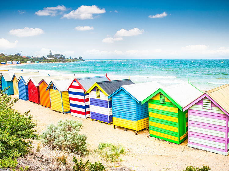 Colourful Bathing Houses 
