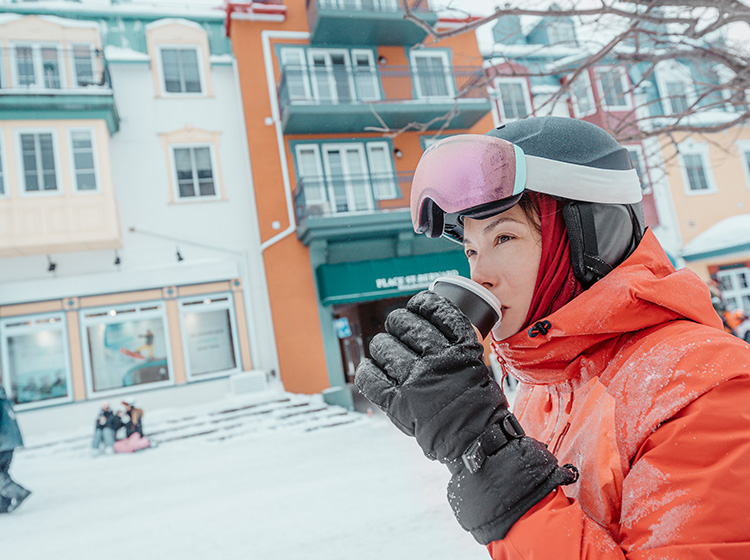 whistler canada winter woman