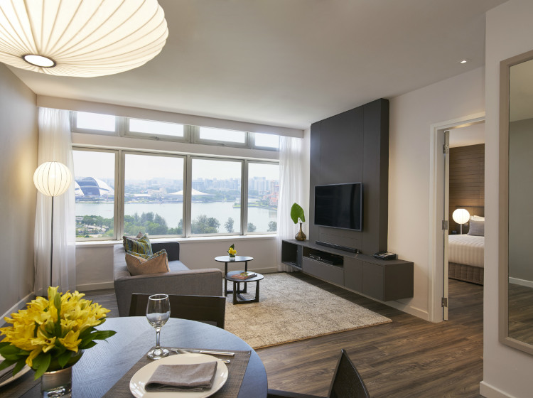 one bedroom premium living area