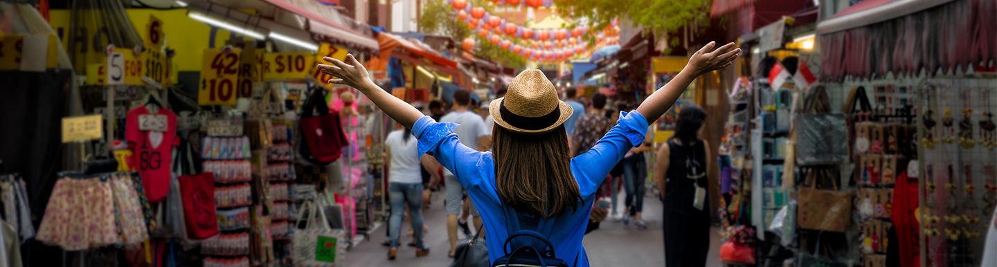 Young Woman in Chinatown