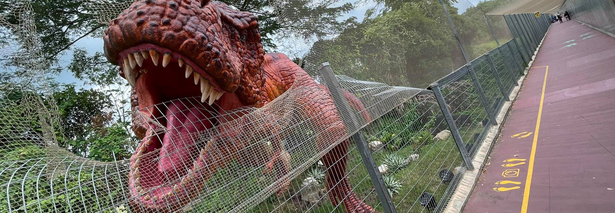 Imposing T-Rex at Jurassic Mile