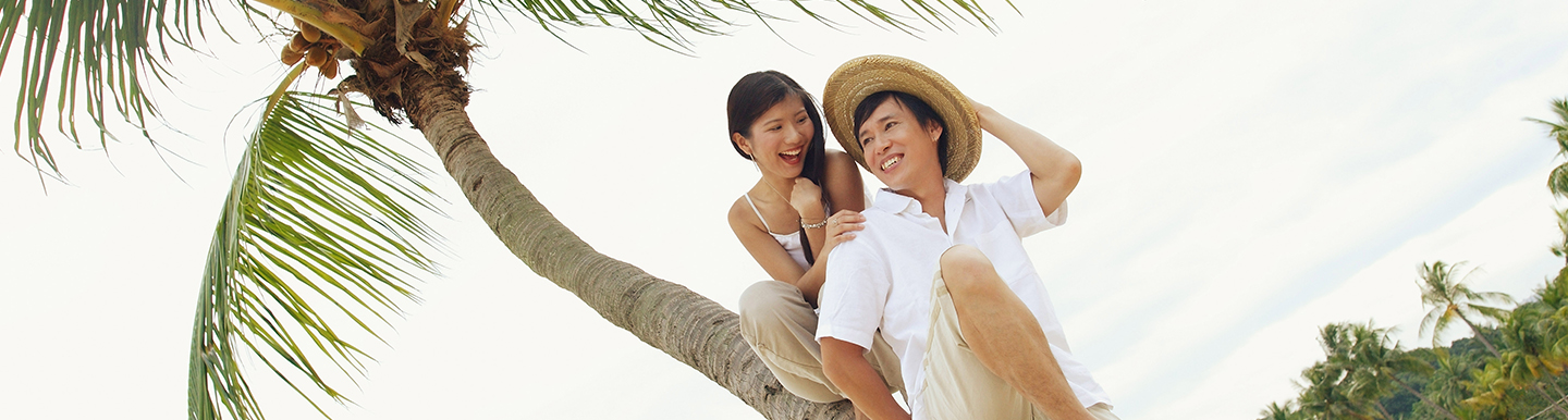 Couple by the beach
