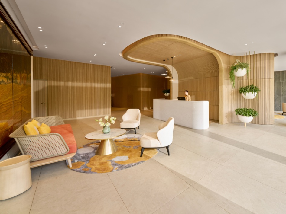 Reception and lounge area at PARKROYAL Serviced Suites Hanoi