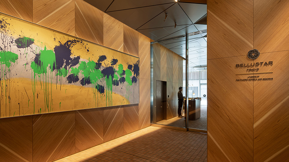 A collection of unique art on show.