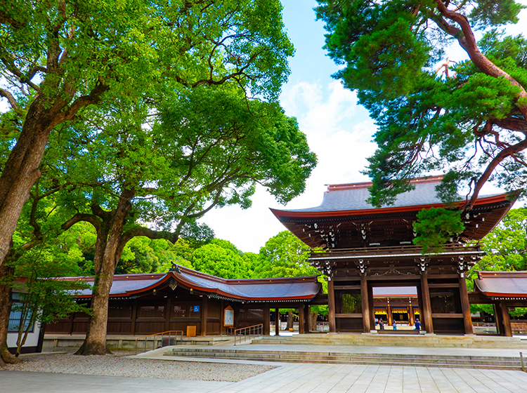 Meiji Jingu shrine Tokyo japan
