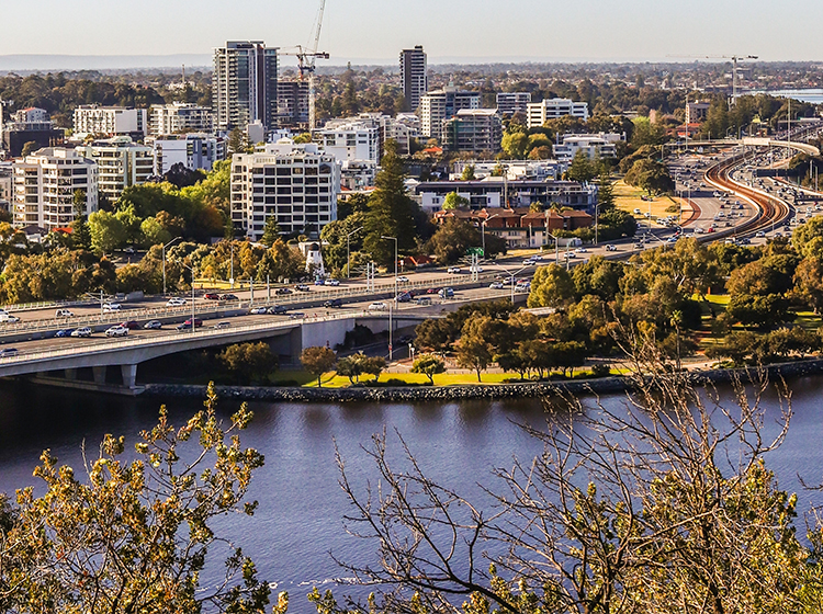 Suburbs of South Perth. Australia