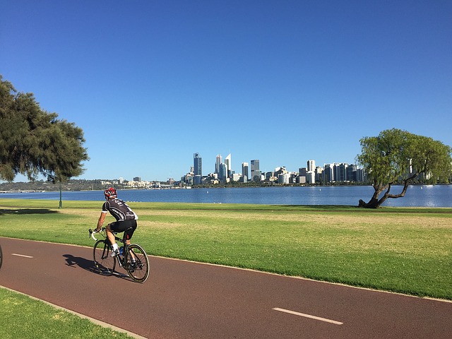 perth cycling in good weather