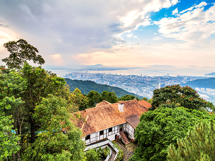 city view of george town penang