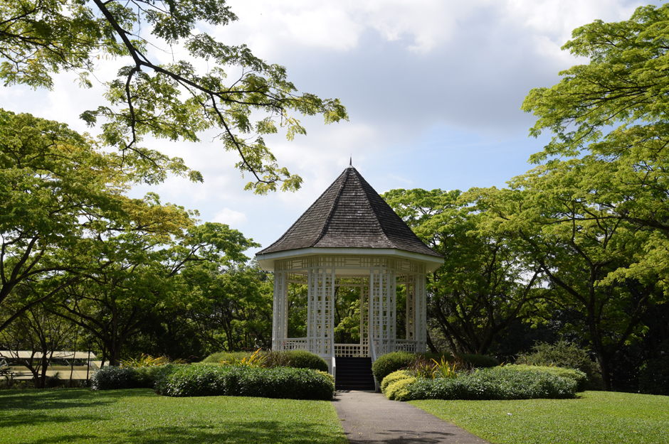 gazebo at the singapore botanic gardens