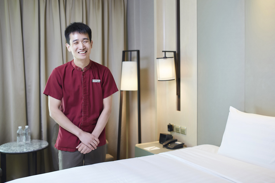 hospitality room attendant in singapore