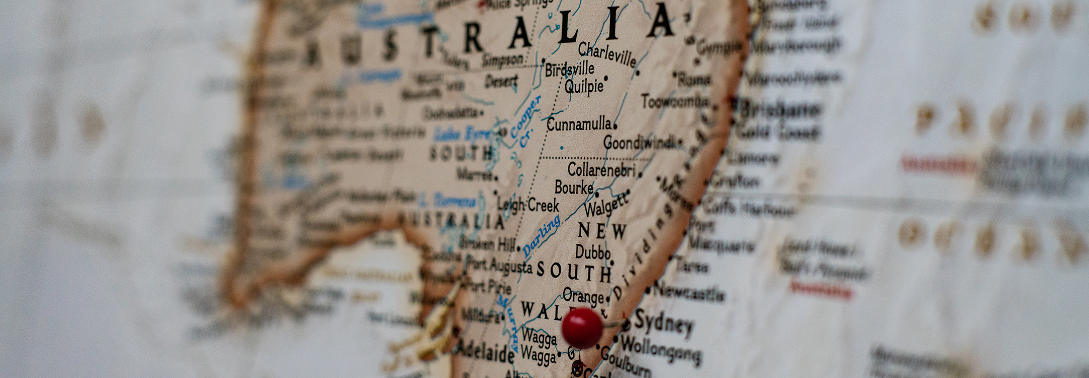 australia map sydney