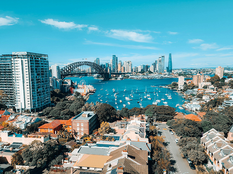 Sydney Panoramic View  | Photo by Aaron Wang on Pexels