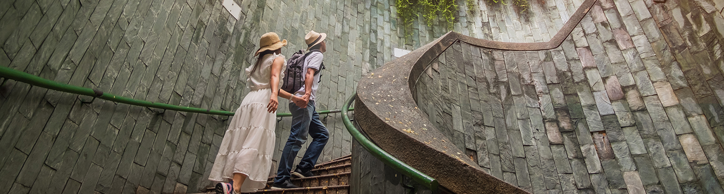 Couple at Fort Canning
