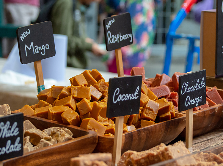 Traditional British Fudge at the Borough Market
