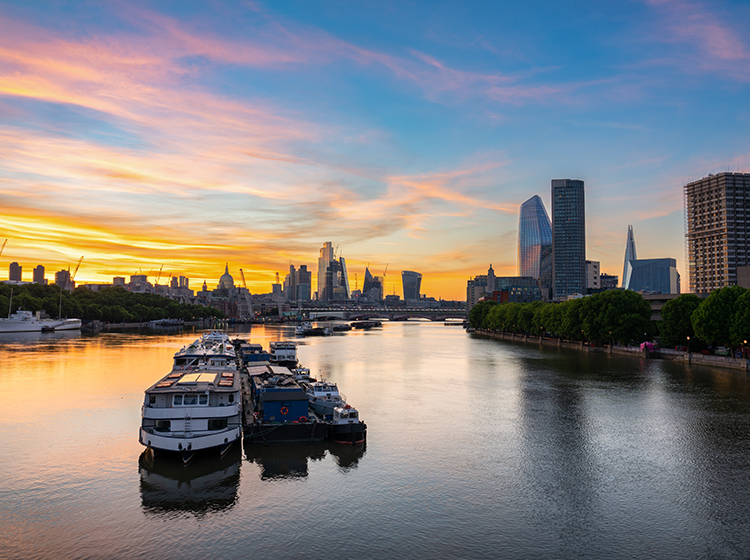 River Thames at Sunrise