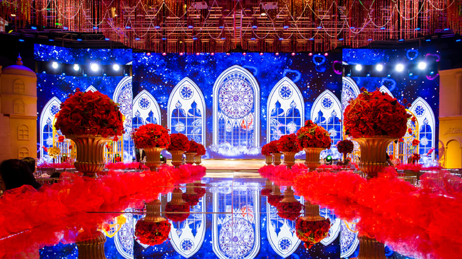  満開の花畑