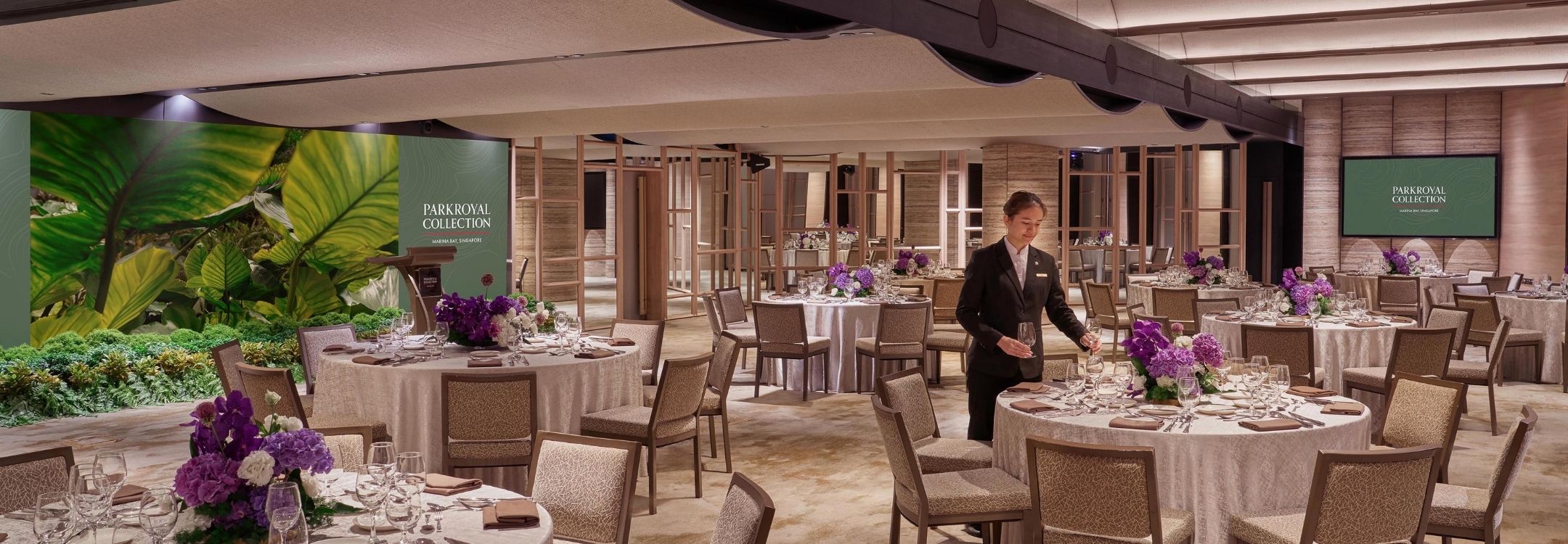atrium ballroom cluster setup