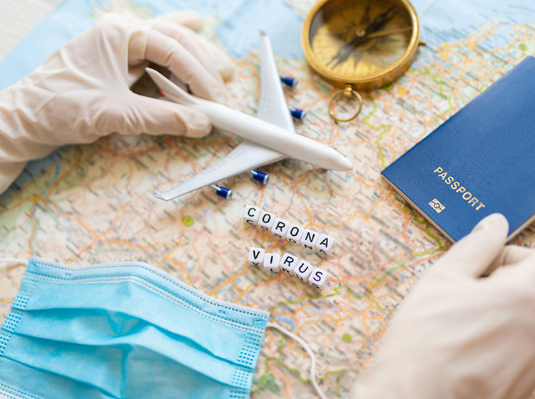 Covid on travel plans
