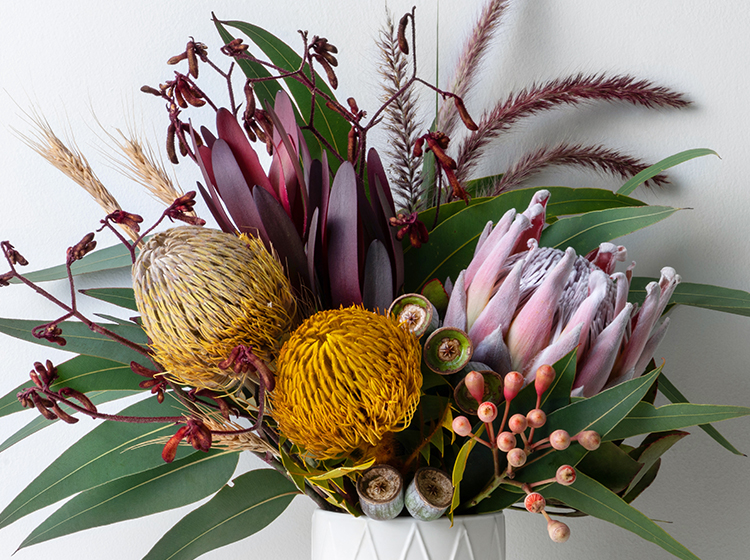 floral arrangement australian native flowers