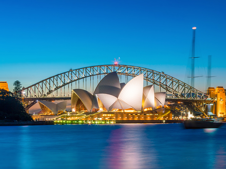 Sydney Opera House at night