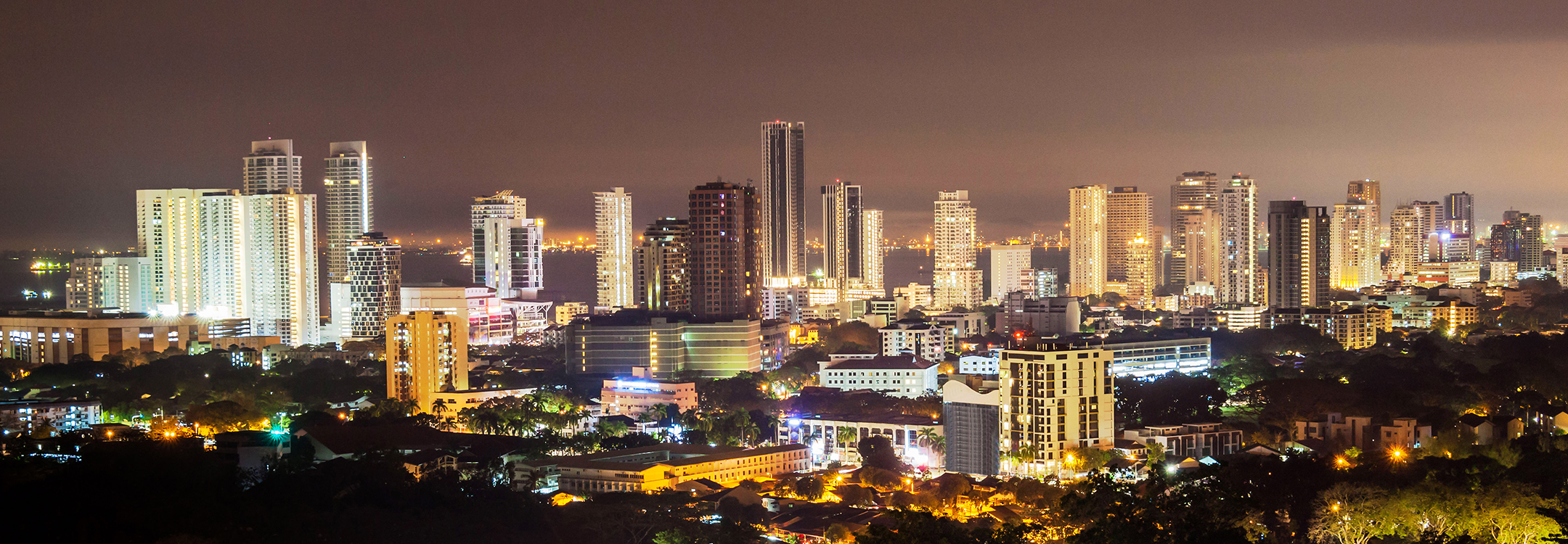 George Town at night