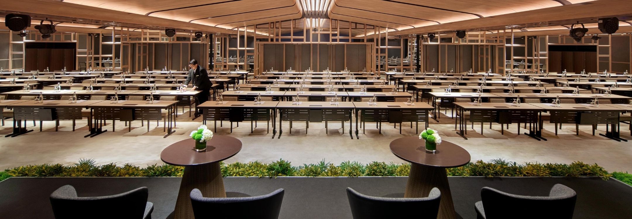 Garden Ballroom Classroom Setup