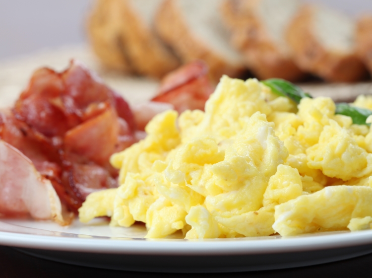 scrambled eggs bacon breakfast sydney