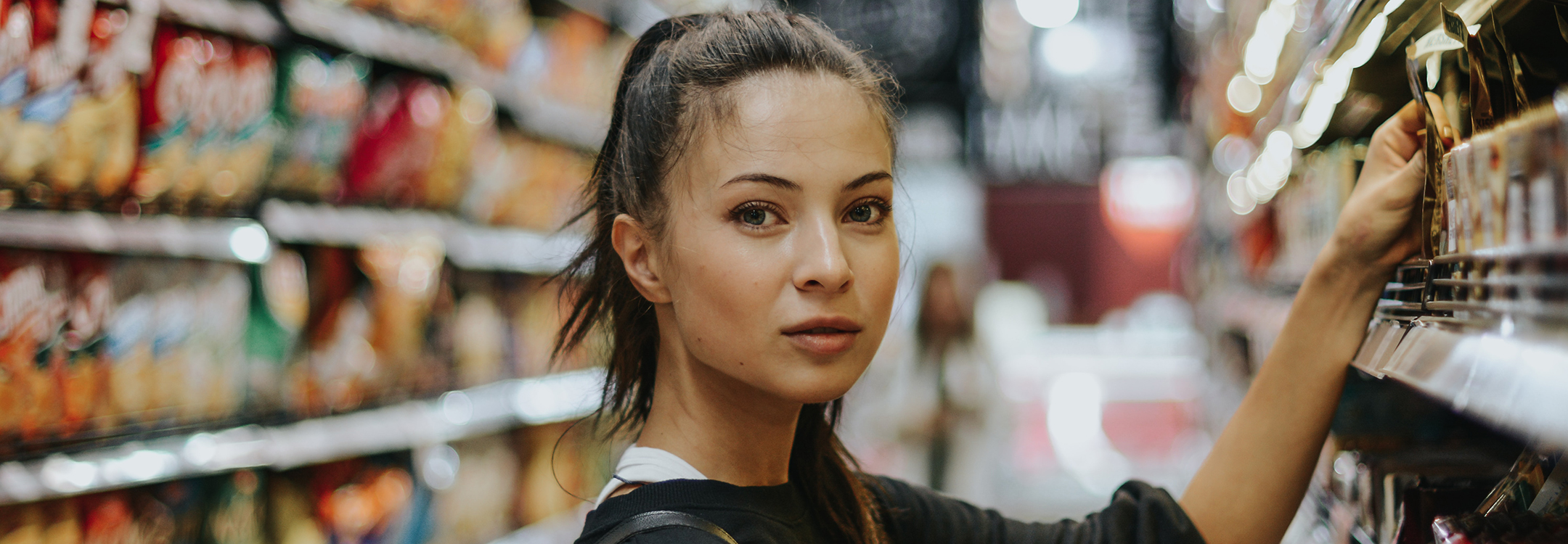 woman supermarket